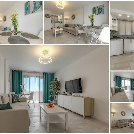 Newly Reformed With Sea View And Pool, In Front Of The Beach, In بلايا ذي لاس أميريكاس