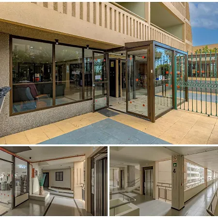 شقة Newly Reformed With Sea View And Pool, In Front Of The Beach, In *